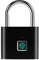 KUTYU FM-570 Fingerprint Padlock Candado de seguridad antirrobo sin llave con huella dactilar inteligente biométrico, Negro
