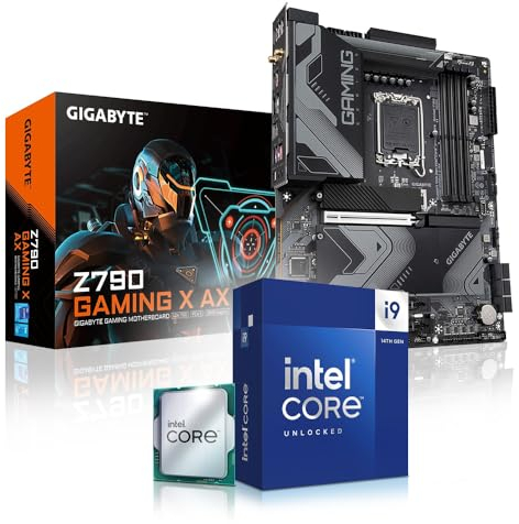 Kit de actualización Intel Core i9 14900K, GIGABYTE Z790 Gaming X AX, be Quiet! Dark Rock 4 Radiador, 32 GB DDR5 RAM, completamente montado y probado