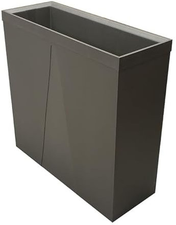 Belli - Jardinières murets - Jardinière muret Créative taupe avec contre bac d'environ 50 litres