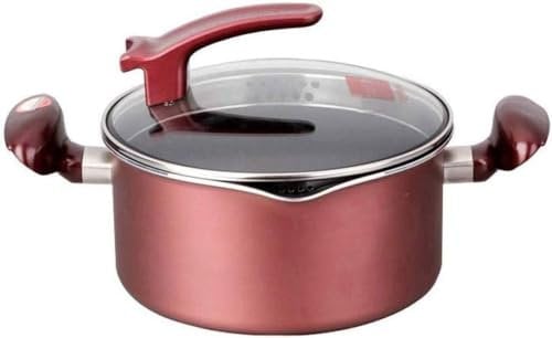 Stockpot Pentola in acciaio inossidabile Pentola per zuppa a doppio fondo Pentola non magnetica Pentola multiuso Pentola antiaderente Pentola per zuppa Pentola per zuppa - 3,3 L