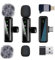 Microfono Lavalier Wireless per iPhone Android iPad, mini microfono, microfono wireless per la registrazione video, streaming, Podcast, Vlogging, Youtube, Tiktok,Trasmissioni dal Vivo, Interviste
