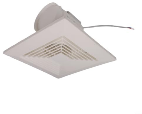 Ceiling Exhaust Fan 110 CFM Quiet Bathroom Ventilator with Check Valve - Low Noise 28dB for Home UK(8inch)