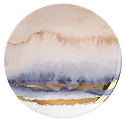 LENOX Summer Radiance Tidbit Plate, 0.40 LB, Blue