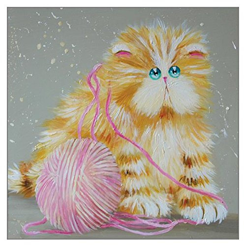 Purrling by Kim Haskins – The Ultimate Yarn-tangler Extraordinaire! Funny Cat Greeting Card