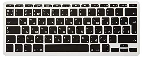 MMDW Clavier russe QWERTY ISO pour MacBook 11 11,6 A1465 A1370 Clavier européen/ISO Noir