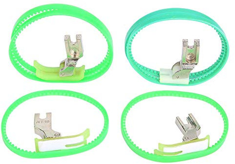 Presser Foot, Industrial Sewing Machine Ring Roller Foot Double Roller and Left/Right Single Side Roller Presser Foot