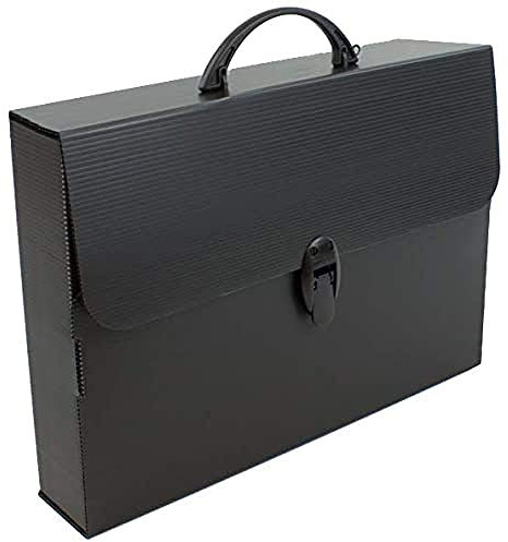 BALMAR 2000 89127 Koffer Polionda Every Line Total Black, 27 x 37.5 cm, Rücken 8 cm