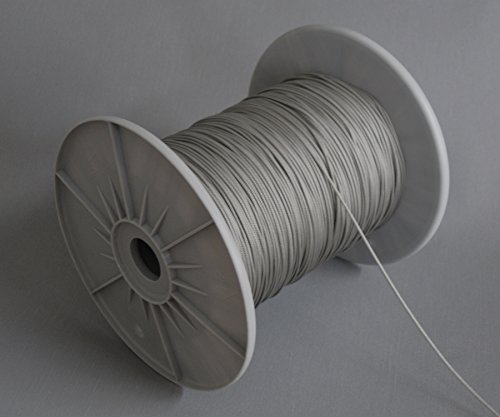 ps FASTFIX Zugschnur (grau) für Jalousien mit 25 mm Lamellen - Jalousieschnur (50 Meter mit Rolle)