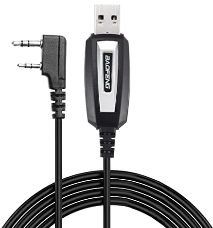 USB Baofeng Programming Cable CH340 Chip Compatible With Baofeng UV-5R BF-F8HP Pro 5RM GM-15PRO UV-32 GMRS UV-5G Plus GM21 K5PLUS AR-152 UV-21R Quansheng UV-K5 8 Ham Radio Accessories