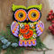 Eule Weihnachtsbaumschmuck aus Holz Handbemalter Christbaumanhänger Tiere nach Ukrainischer Tradition, Ausgefallene Eulen-Geschenke und Kunsthandwerk für Weihnachtsbaum