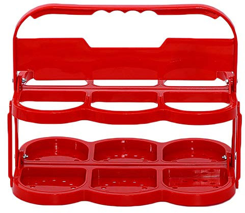 EEYZD Portavasos, 6 Tazas, Reutilizable, Plegable, se Puede Utilizar como Bandeja de café Cuando se viaja, Almacenamiento de Bebidas, Transporte de Tazas
