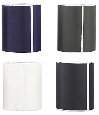 EXCEART 4 Rollen Selbst Klebende Stoff Aufkleber Reparaturband Für Zelte Knieflicken Für Jeans Flicken Aufnähen Bestickte Jeans Reparaturband Aus Nylon Ripstop-band Karikatur Abzeichen