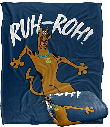 LOGOVISION Scooby DOO!Scooby-DOO Optimalweiche Kuscheldecke von Silky Touch, 152 x 127 cm