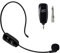 PELLOR Microphone sans Fil 2 en 1 Micro Serre Tete sans Fil avec Convertisseur de 3.5mm & 6.5mm UHF Wireless Transmission 50M pour Guide Touristique Enseignement Discours