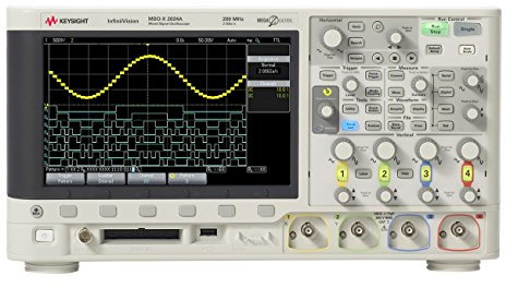 Keysight Technologies DSOX2024A Bench Digital Storage Oscilloscope, 200MHz, 4 Analog Channels