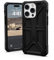 Urban Armor Gear UAG Monarch Funda Protectora Compatible Apple iPhone 14 Pro [Carga inalámbrica Compatible, protección Militar estándar de 5 Capas, Borde Elevado] Negro