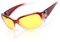LVIOE Nachtsichtbrille Damen Gelbe Linse Polarisierte Nachtsichtbrille für Autofahrer Nachtfahrbrille