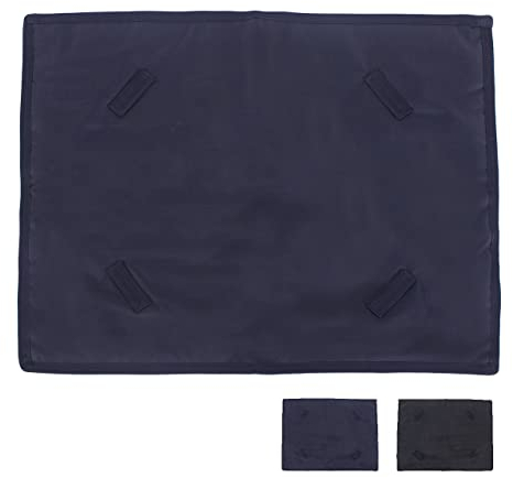 netproshop Turnout Bauchlatz für Pferdedecken Gr. 125-165 200gr Füllung mit Kreuzbegurtung, Groesse:L, Farbe:Dunkelblau