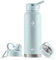 IDEUS Vakuumisolierte Wasserflasche, 40oz (1140 ml) Edelstahl Doppelwand Flasche Metall Sport Kantine mit auslaufsicherem Schraubverschluss (Hellblau)