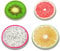 Walarky Lot de 4 couvercles ronds en métal pour cuisinière électrique, brûleur à gaz, protection de four, ustensiles de cuisine, accessoires, plaque de cuisson moderne