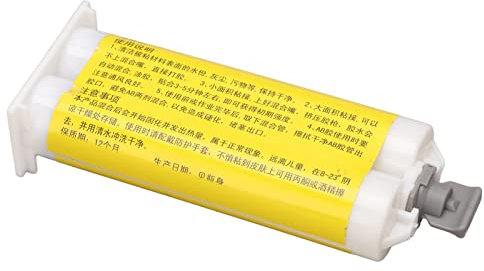 Résine époxy AB Glue, Séchage Rapide 5 Minutes Haute Résistance 50 Ml, Pâte Adhésive Transparente pour Métal, Bois, Céramique, Bijoux, Liaisons et Réparations