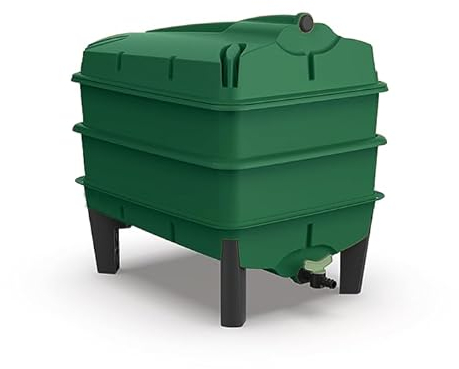 Tiger Wormery Compostiera per vermi con 250 g di vermi – Progettato e realizzato nel Regno Unito