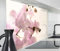 timalo Spritzschutz Wand für Herd, Küche Küchenrückwand Glasoptik | Acryl Glas 2mm | Glasrückwand Acrylglas Wandpaneele Rückwandschutz Platte | 120x60cm Orchideen
