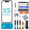 Tpyag für iPhone XS Display,Frontglas Display für iPhone XS 5.8 Zoll,Bildschirm Reparaturset mit wasserfestem Kleber (KEIN LCD & Touch-Digitizer)