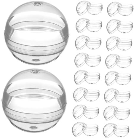 Gatuida 120pièces Transparentes Pour Machines à Distributeur Capsules à Remplir Pour Et Décorations