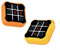 Portable Electronic Handheld Toe Gaming Device Great For Families to Improve Strategic Thinking While Having Fun (orange+yellow )