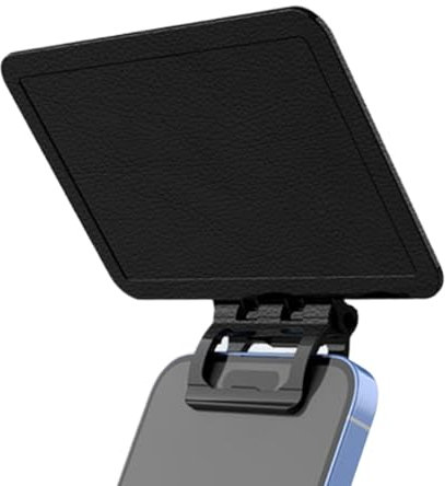 Phone Sun Shade, faltbar, UV-Schutz, blendfreies Design mit 14 x 8,9 cm (5,71 x 3,54 Zoll), Handyhalter, Outdoor-Verwendung für Fahrrad oder Auto, Schwarz
