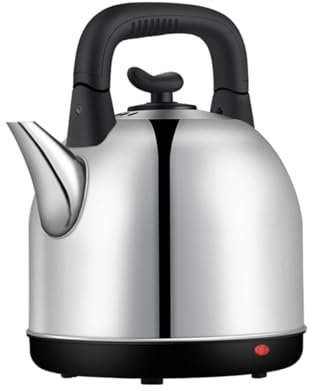 KKTX Stainless Steel Electric Kettle, 5L Large capacity Separate Base, Auto Shut-Off & Boil-Dry ProtectionSilver,One Size