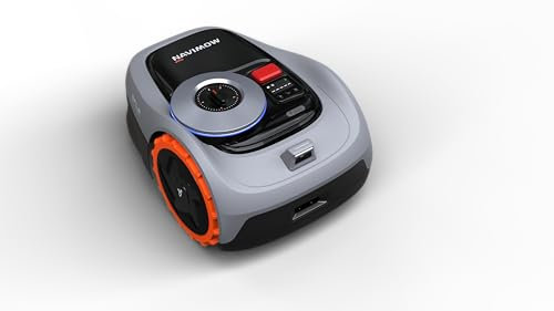 SEGWAY NAVIMOW i105e Robotic Mower | No Perimeter Wires | Smart App Control | AI Multi Zone | 150+ Obstacles Avoidance | Bluetooth, Wi-Fi & Optional 4G | 60min Run/90min Charge | Anti-Theft, GPS, RTK