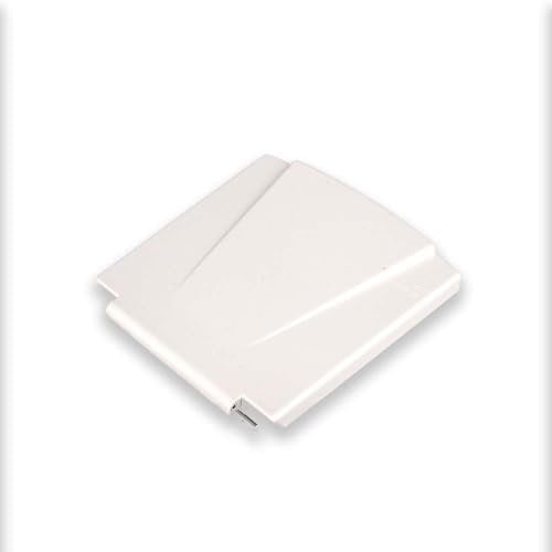 New Model Line Couvercle de rechange pour prise extérieure, camping-car, caravane, bateau, van - En plastique ABS - Blanc - 130 x 120 mm - Résistant aux UV