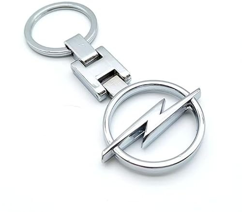 shashou Schlüsselanhänger Auto Logo für Opel Corsa F 2023-2023, Motorrad-Schlüsselanhänger, Geschenk für Damen Herren, Autozubehör,B
