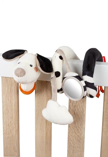 sigikid Dalmatiner Dotson Babyspielzeug Spirale zum Anhängen Geschenk | Babyspielzeug mit schwarz-weiß Kontrast - modern, zeitlos, kindgerecht