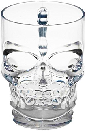 Mason Tasses 18 oz. Skull Mugs