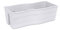 POKM Toolsmarket GmbH Fioriera da balcone Wave, 60 x 20 cm, colore: bianco