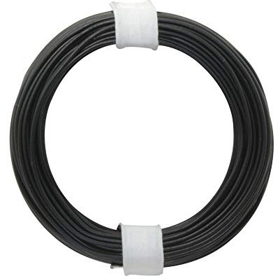 Cable rígido 0,5mm para conexionado (Negro)