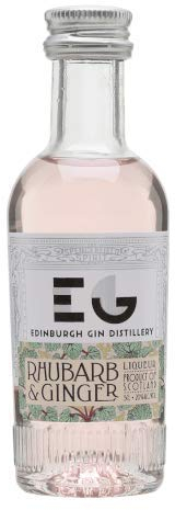 Edinburgh Gin Rhubarb + Ginger Gin Liqueur Miniature - 5cl Single Bottle