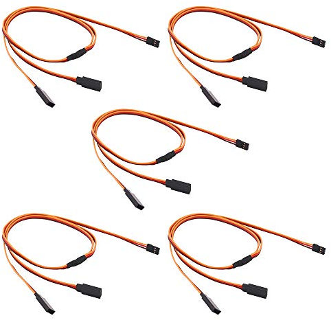 OliRC 5pcs 600mm Servo Y Kabel Verlängerungs Kabel 22awg 60 cores für RC Car Helicopter Servo Empfänger Kabel (C146-5)