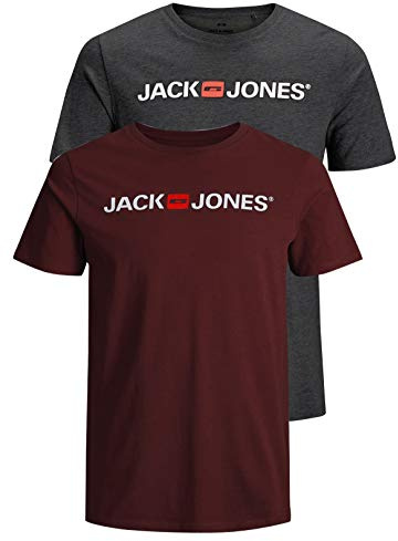 JACK & JONES Lot de 2 t-Shirts pour Homme, XL