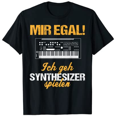 Analog Synth Synthesizer Keyboard Musik Produzent Spruch T-Shirt