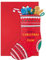 Hallmark Offene Weihnachtskarte – modernes 3D-Pop-Up-Strumpf-Design
