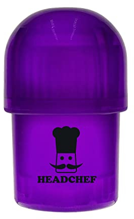 Headchef Plastic POD Herb Storage & Grinder Combi, Purple