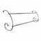 Q&H 2 Bar Radiator Clothes Airer Metal 1M Space Laundry Rack - Chrome 50cm Indoor Drying Towel Hanger 2 Washing Lines Laundry Holder - Strong Curved Shape Hanging Mounted Rail Household Dryer (1)