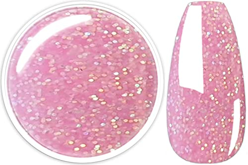 N+M SUPREME-Farb-Glittergel 5g FRÜHLING 2023 ROSA-GLITZER-SPRING23 Deckend, kein Aufrühren, untereinander mischbar. UV, CCFL und LED