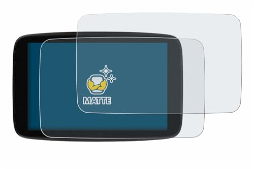 BROTECT Entspiegelungs-Schutzfolie für TomTom GO Superior 7 (2 Stück) Matte Displayschutz-Folie, Anti-Reflex, Anti-Fingerprint