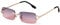Laurinny Vintage Rimless Sunglasses Retro Rectangle Sunglasses for Men Women Trendy Sun Glasses Shades 90s Eyewear(Gold/Gradient Grey Pink)