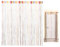 Nodcows Rideau de Porte 100x200cm, Porte Rideaux à Franges Multicolore décorative, Rideau à Cordes Anti-Mouche Séparation Intérieure Curtain Rideau, pour Fete Mariage Hôtel Fenêtre Porte Decoration